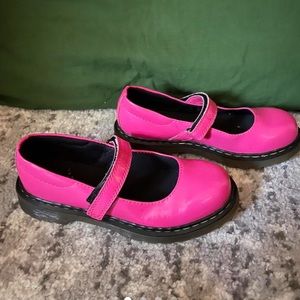 Hot Pink Mary Jane Dr. Martens